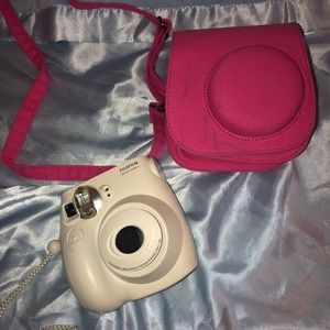 Fijifilm Instax 7s with Pink Case